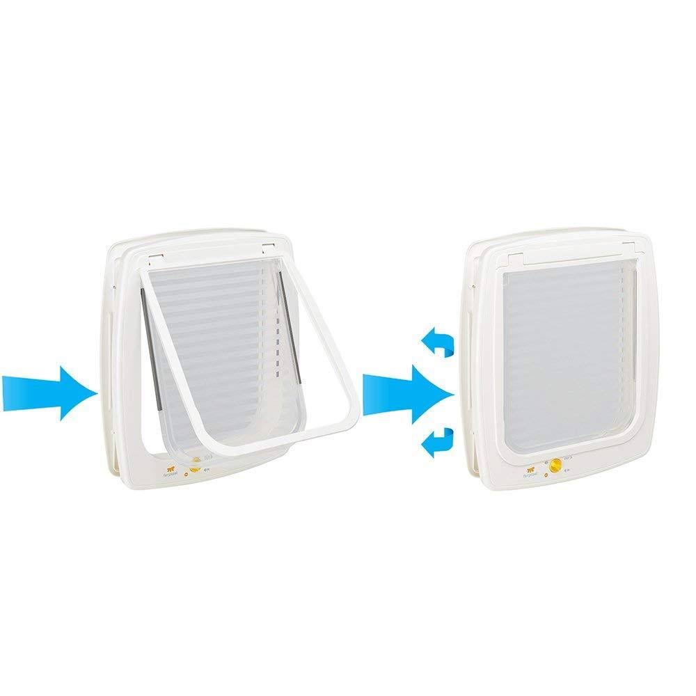 White Cat and Dog Flap Swing 15 S997745