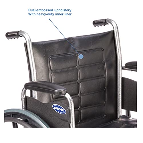 22 Inch Seat Manual Bariatric Folding Wheelchair U96740
