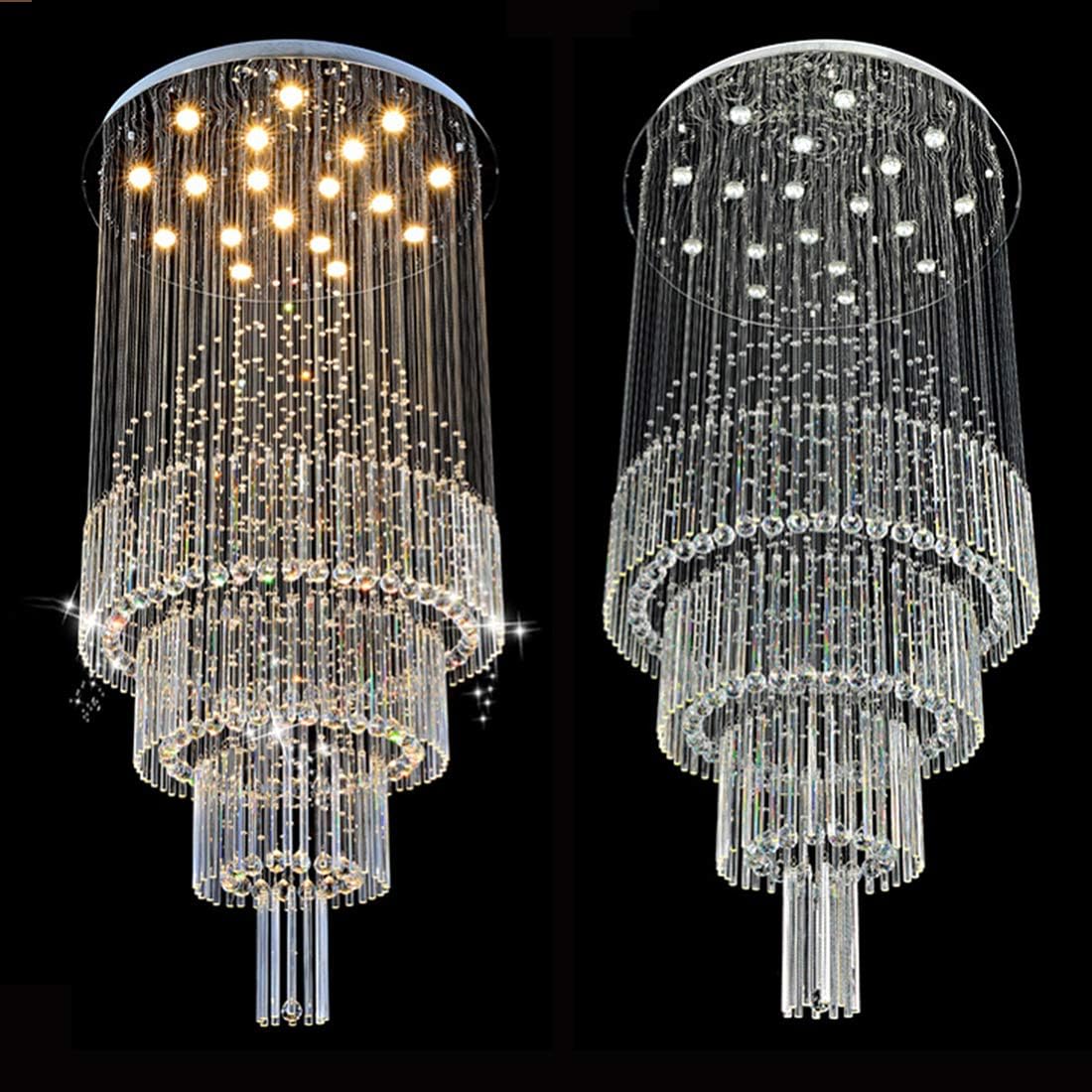 Large Modern Crystal Chandelier Ceiling Light Fixture I96380