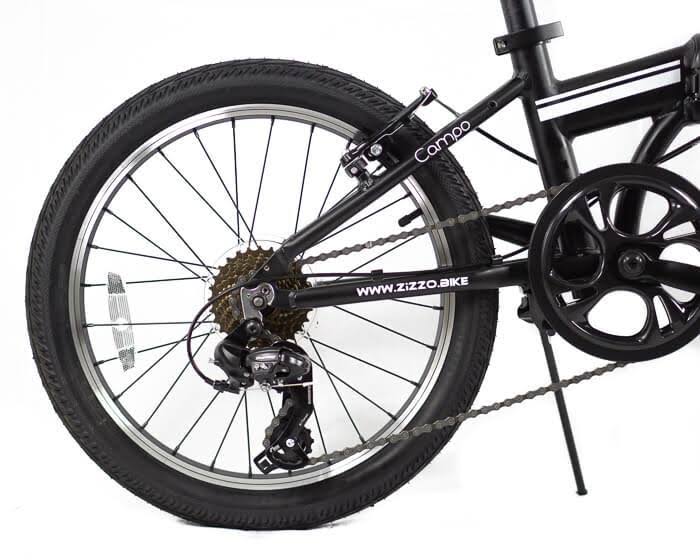 Yellow 7-Speed Aluminum Folding Bike Y79494