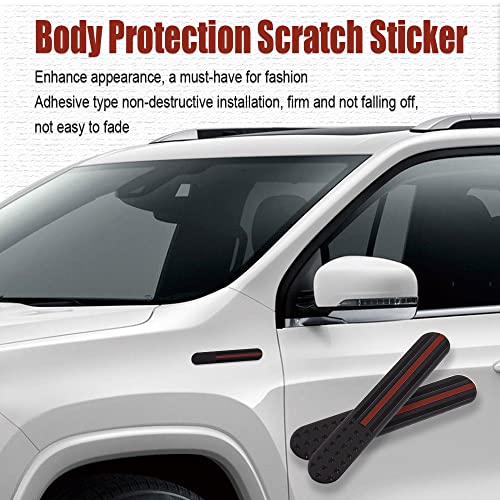 2PCS Metal American Flag Car Badge Decal F329382