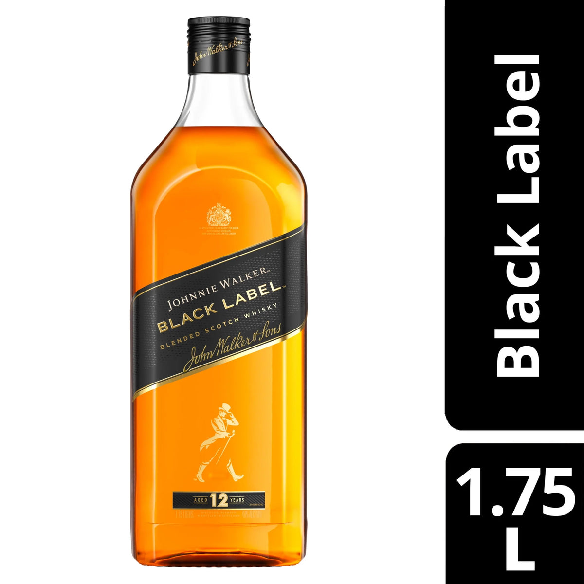 Black Label Blended Scotch Whisky, 1.75 L, 40% ABV B28894