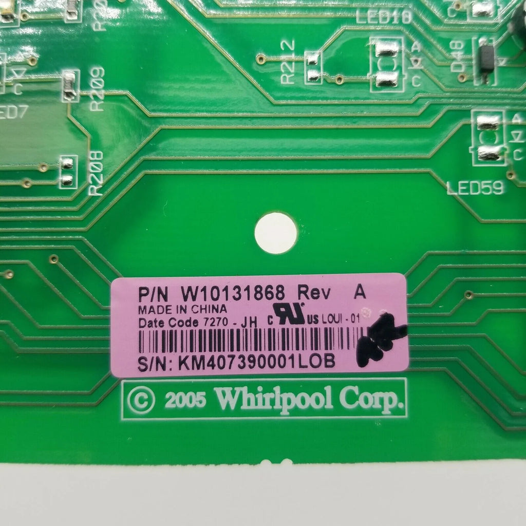 Kenmore Washer Control F50372