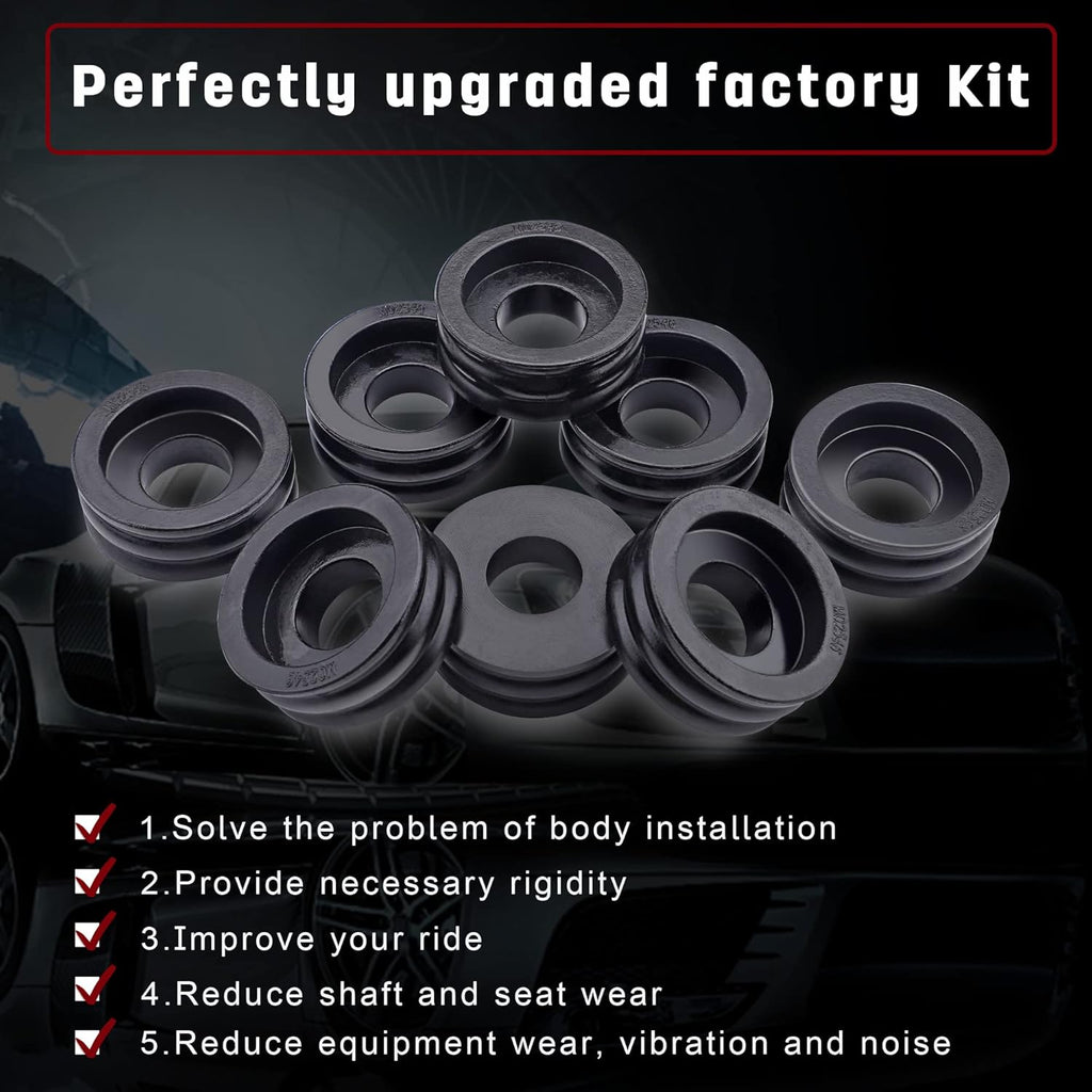 Body Mount Bushing Kit 18pcs Pack of 2 V137585