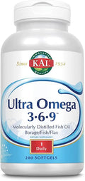 Omega 3-6-9 1200mg Fish Oil Flaxseed Borage Oil 200 Softgels X4741
