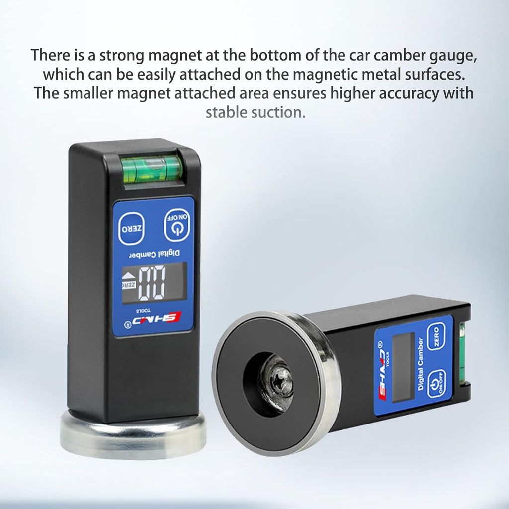 Universal Magnetic Camber Gauge Digital Wheel Alignment Tool with LCD Pack of 2 X414478