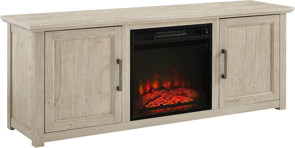 58-inch Low Profile TV Stand with Electric Fireplace Z158