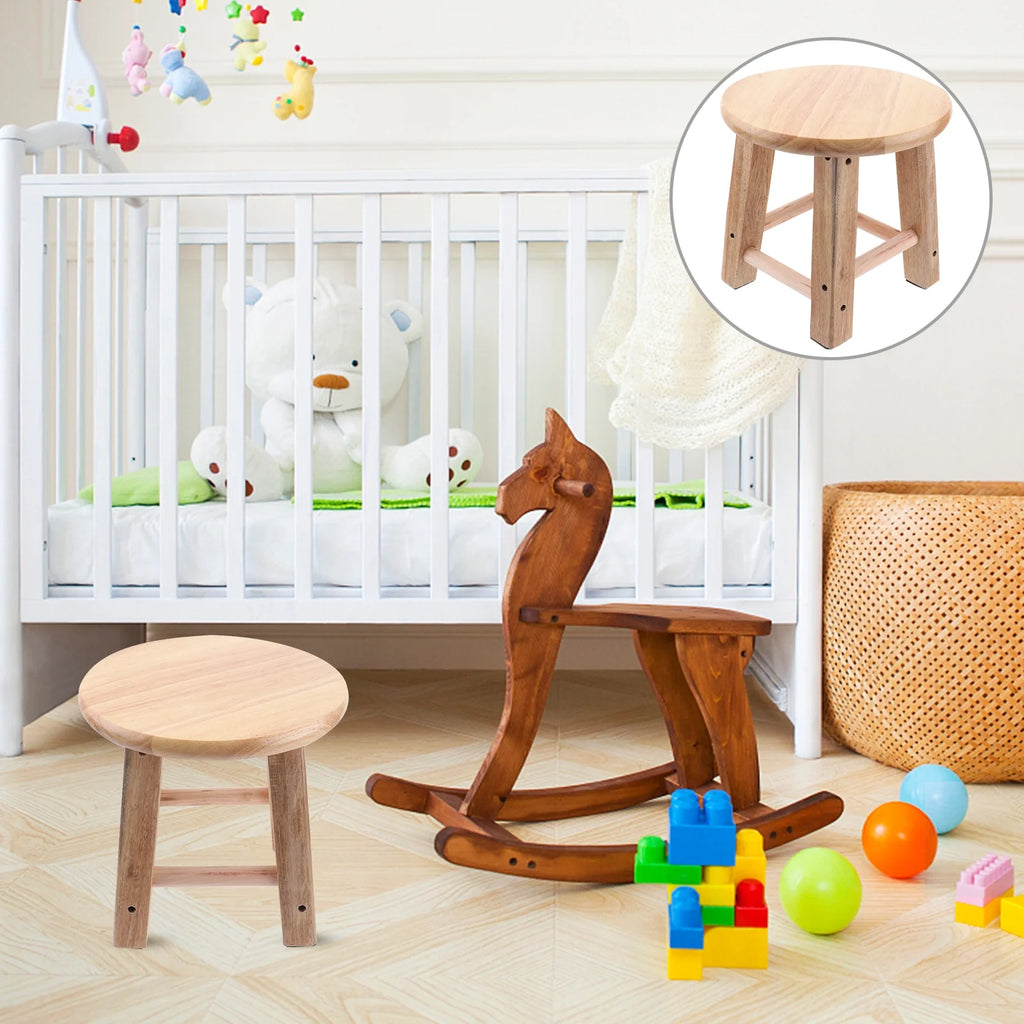 Wood Round Stool Z383