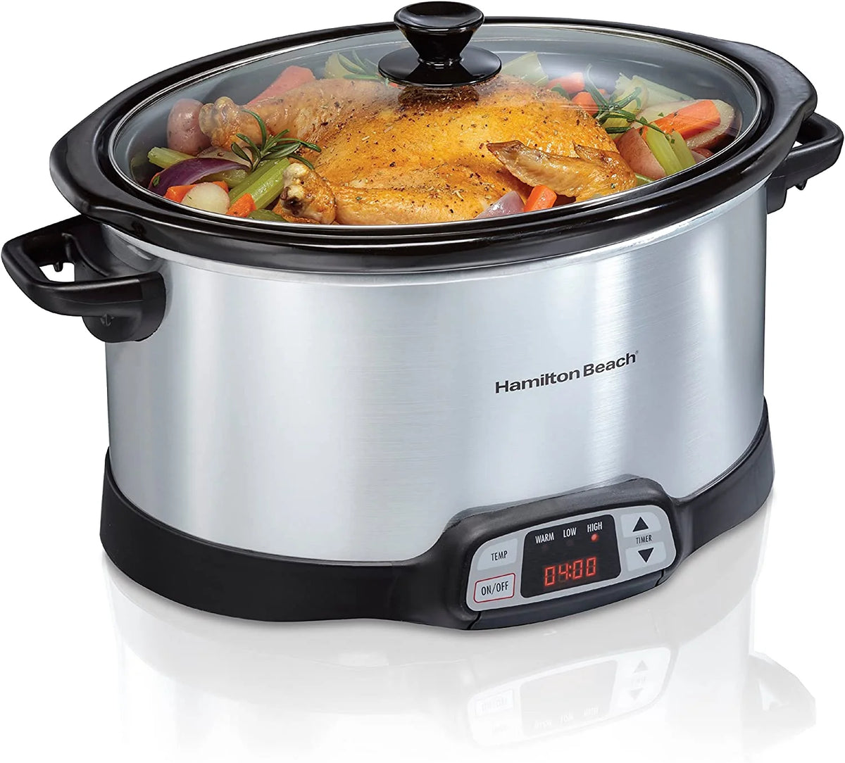 10 Quart Programmable Slow Cooker with Stovetop Safe Crock W163938