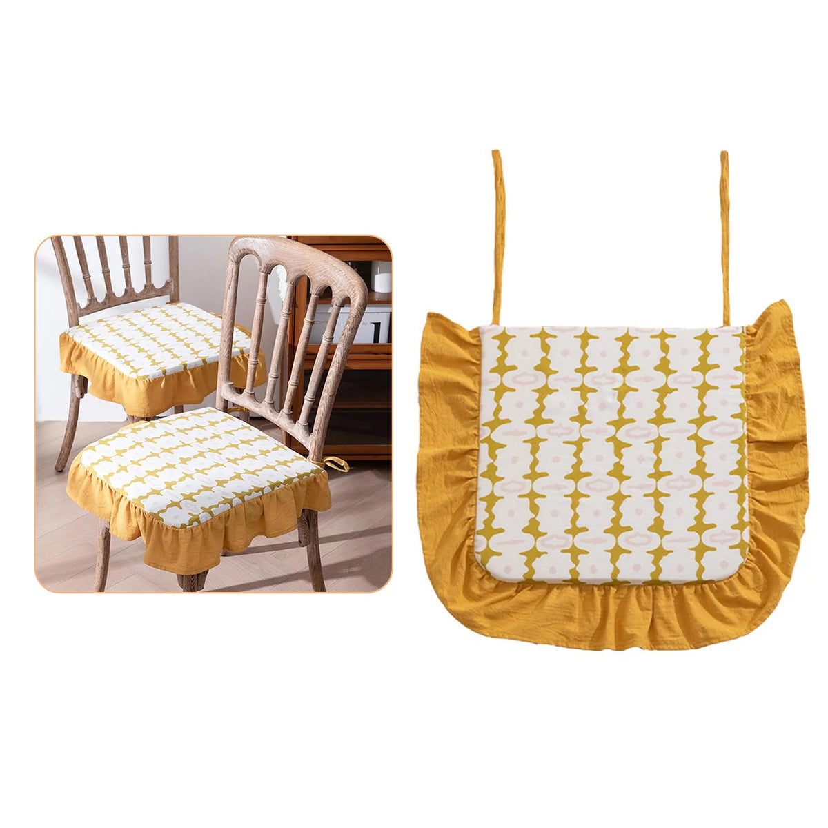 Yellow Floor Pillow E333