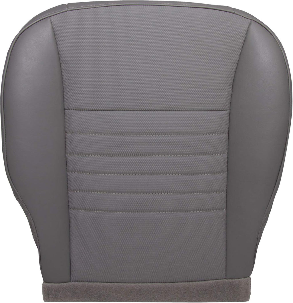 Passenger Bottom Replacement Vinyl Seat Cover - Medium Slate Gray C9126