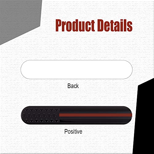 2PCS Metal American Flag Car Badge Decal F329382