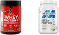 100% Whey Protein Plus Triple Chocolate 1.8 lbs and Grass Fed Whey Protein Powder Deluxe Vanilla 1.8 lbs L28917