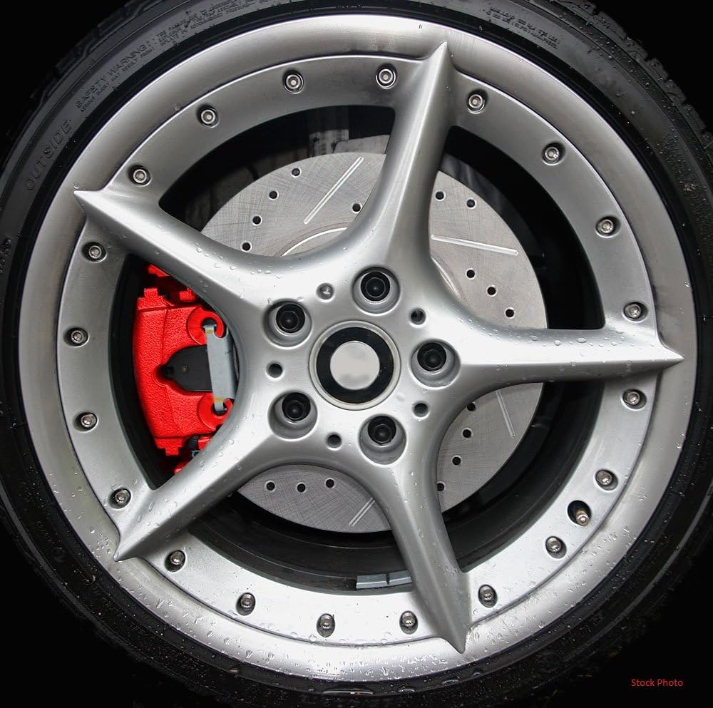 Red Powder Coated Caliper Assembly Set Kit G44060