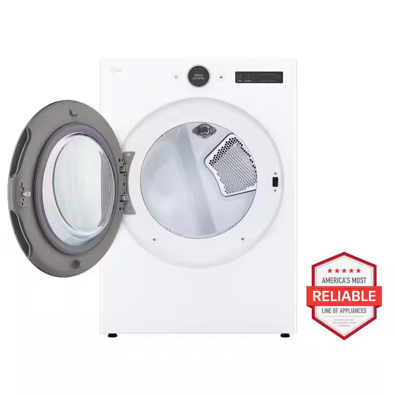7.4 cu. ft. Vented Stackable Smart Gas Dryer in White G556107