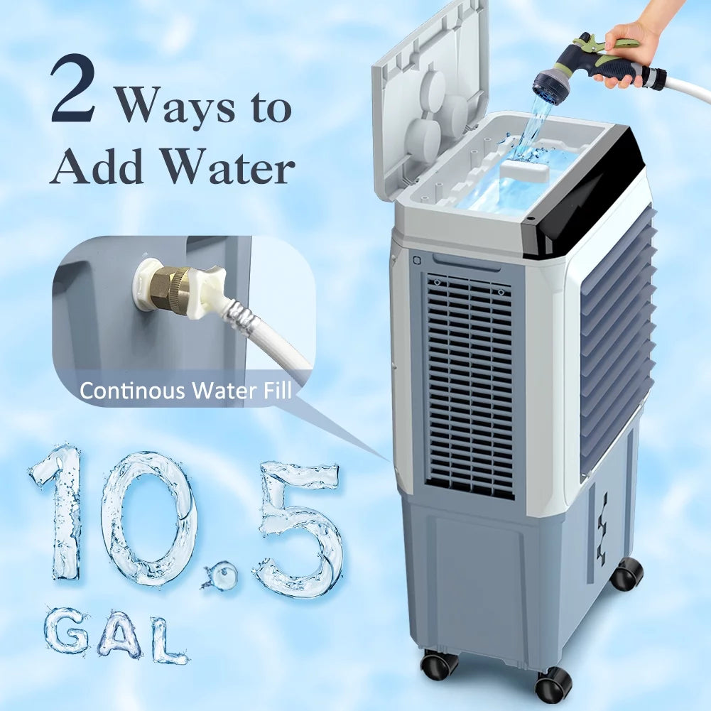 20L Portable Evaporative Air Cooler Fan Humidifier A78388
