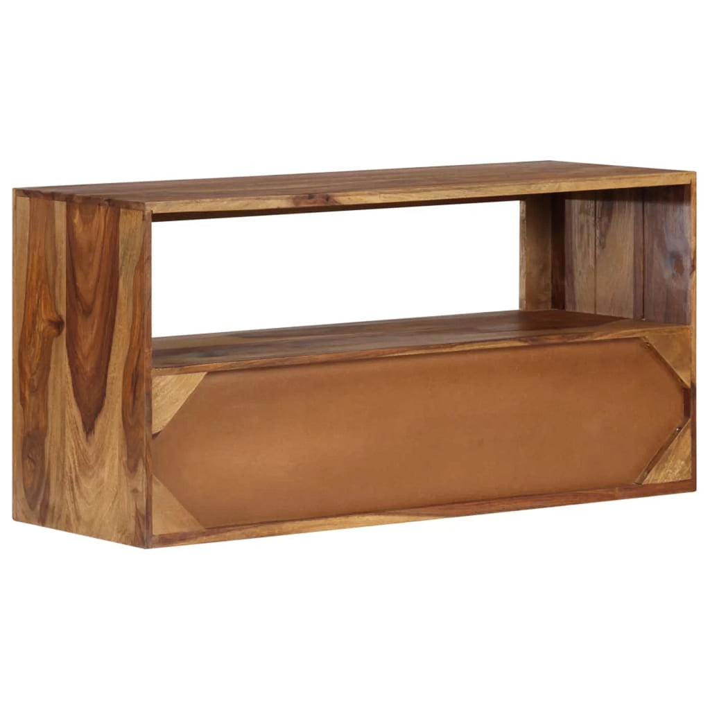Sheesham Wood TV Cabinet with 2 Storage Drawers F1777