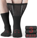 Merino Wool Diabetic Socks for Men Women Thick Warm Loose Fit Non Binding P779