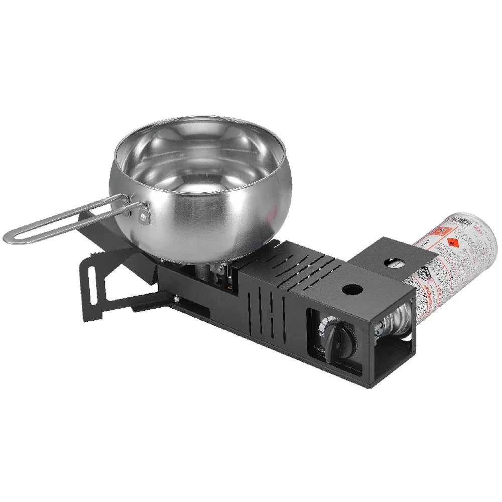 Portable Folding Butane Camping Stove with Piezoelectric Ignition W50961