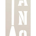 Canoe Stencil With Oar Reusable Template (22.5 X 5.25 Inch) M879