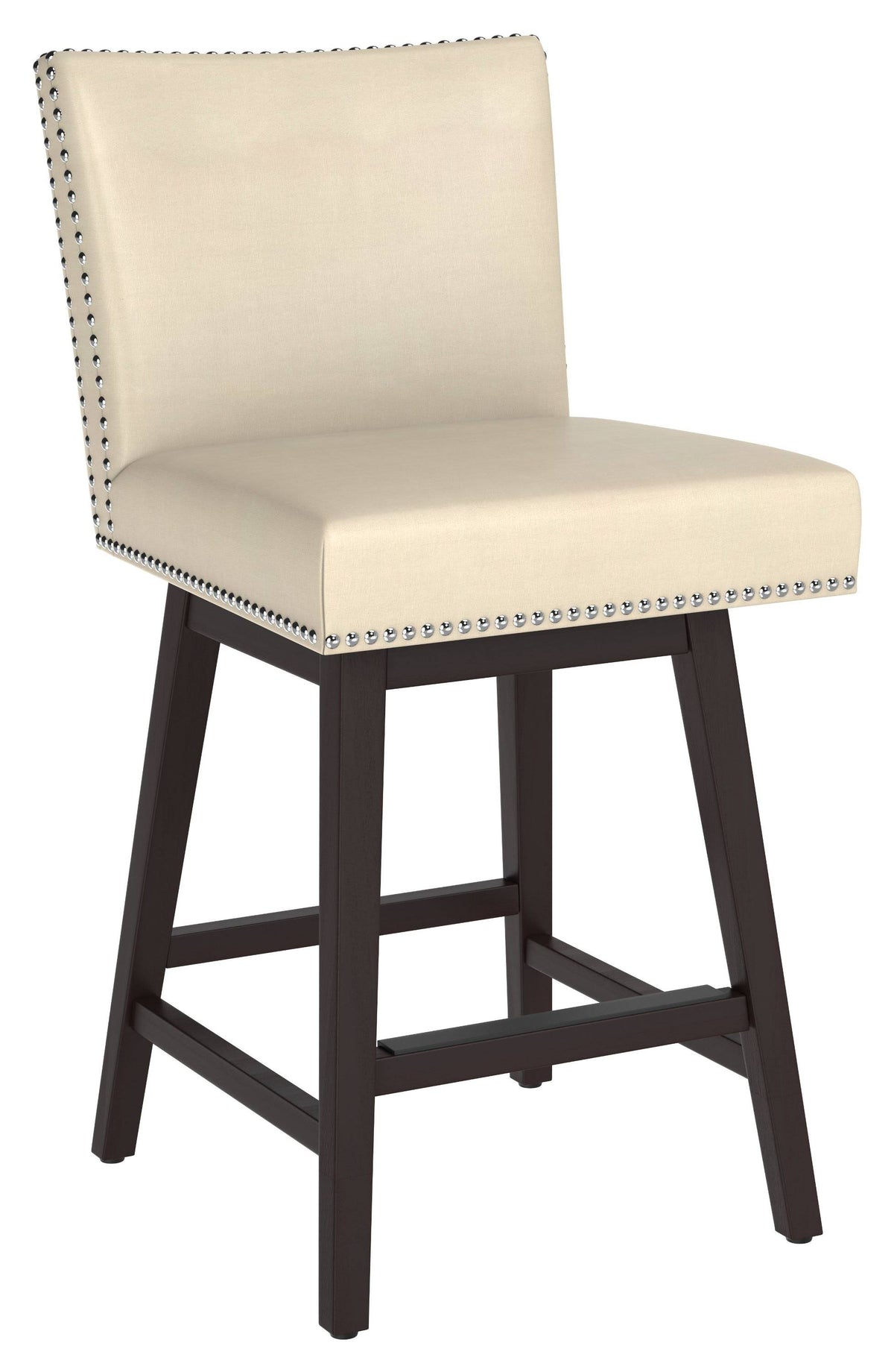 Cream Swivel Counter Stool Z233