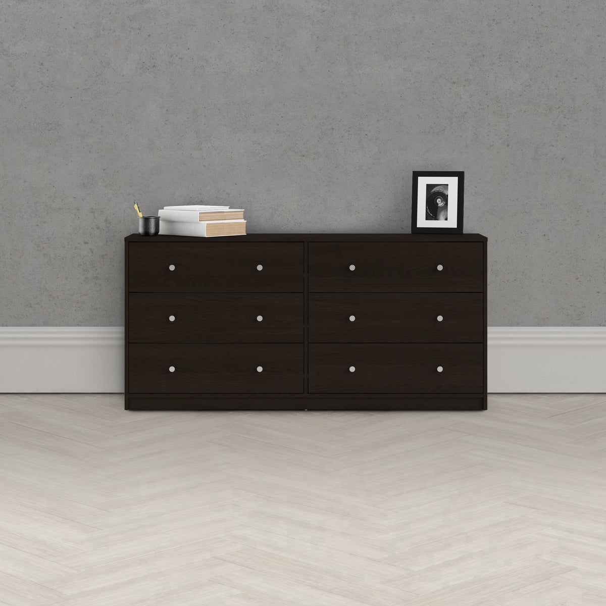 6 Drawer Double Dresser Y7876