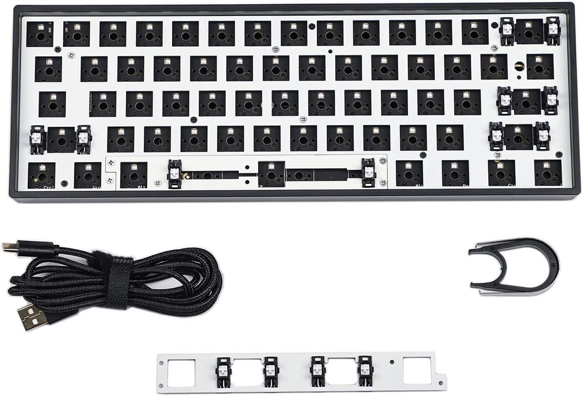 RGB Hot Swap ANSI Mechanical Keyboard DIY Kit H208