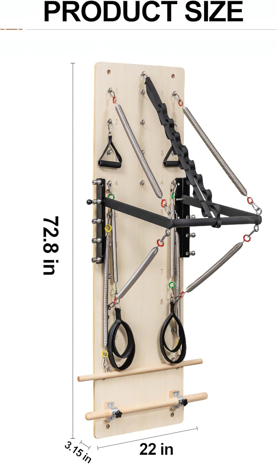 Wall Mounted Pilates Reformer Machine D8326