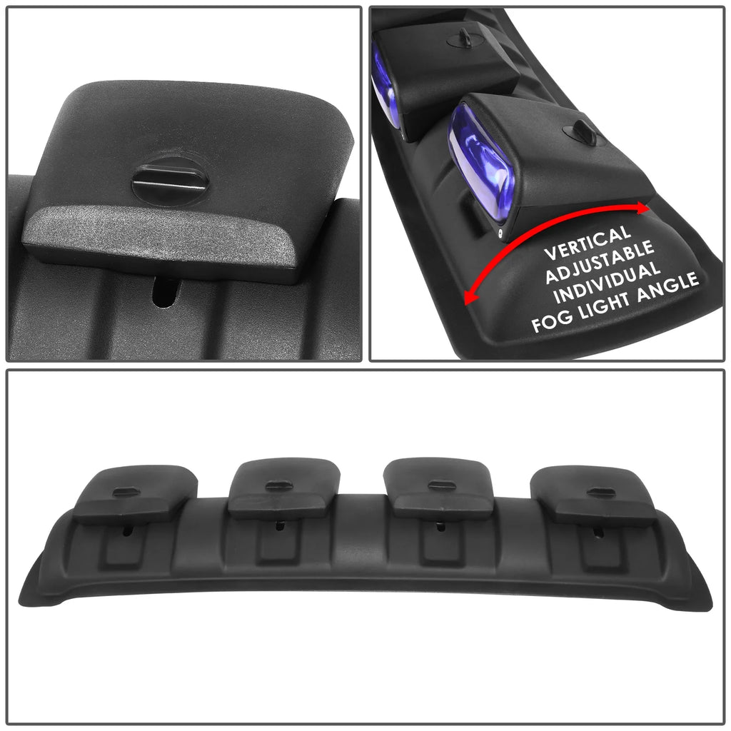 Blue Roof Top Mounted Fog Light with Wiring Harness and Switch D565