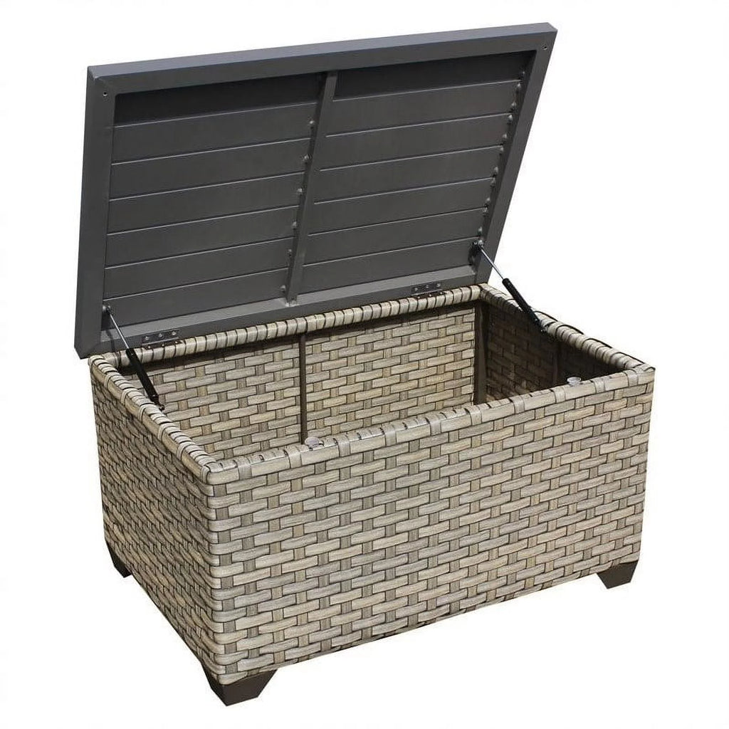 Outdoor Wicker Storage Coffee Table C356
