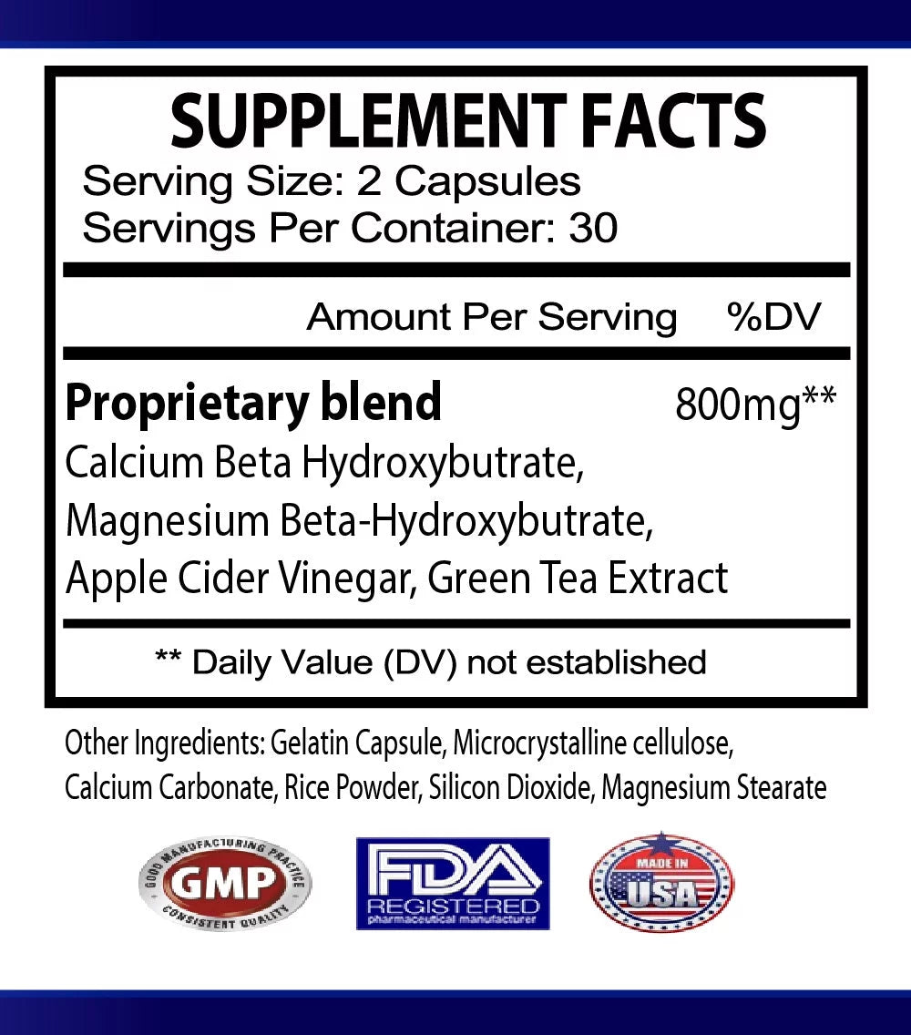 Keto ACV Pills 2 Month Supply E3865