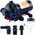 12v Water Pressure Diaphragm Pump 18.9 L/min 5.0 Gpm 60 Psi H7273