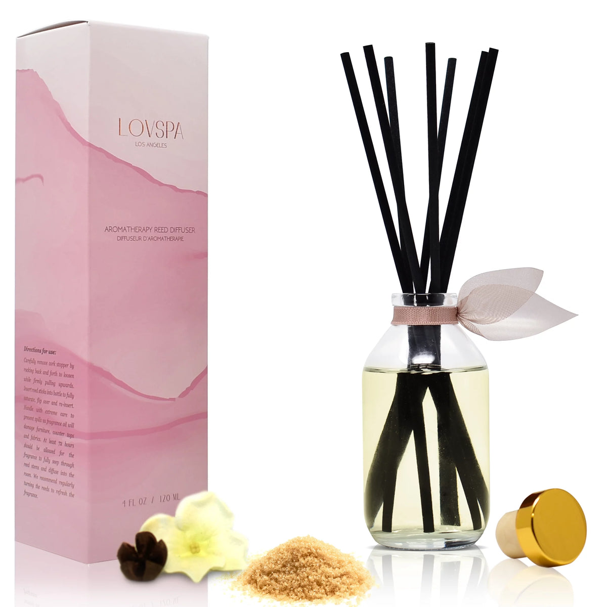 Warm Vanilla Sugar Reed Diffuser Oil Set K43244