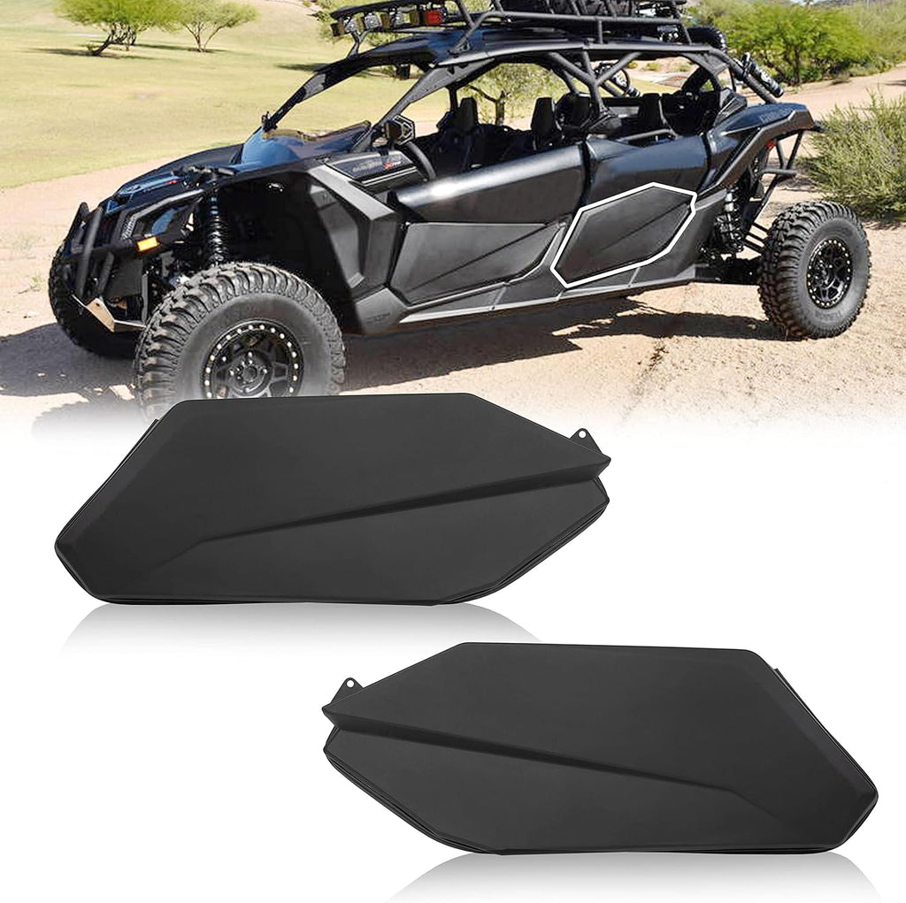 2Pcs Lower Half Door Panels Insert Kit with Metal Frame B483