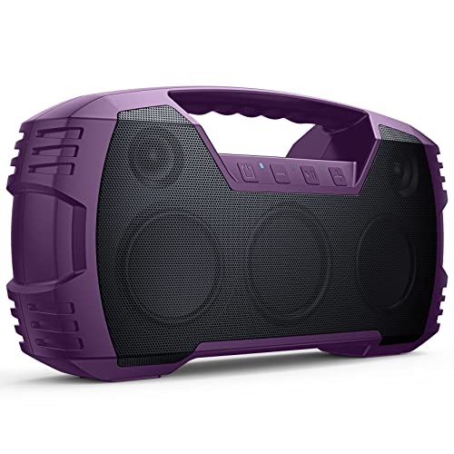 IPX7 Waterproof 40W Portable Bluetooth Speaker with Subwoofer E859