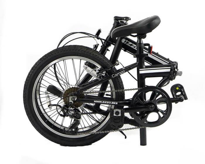 Yellow 7-Speed Aluminum Folding Bike Y79494