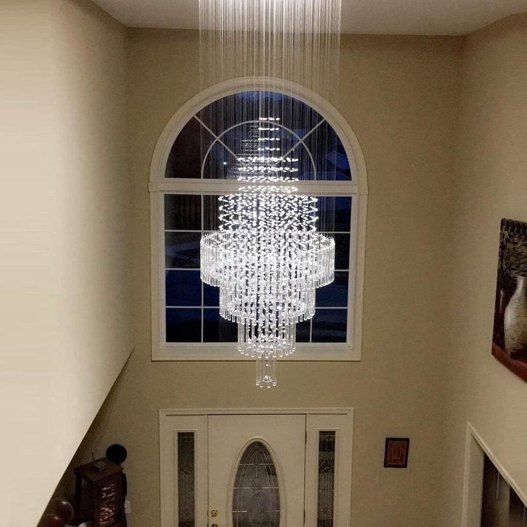 Large Modern Crystal Chandelier Ceiling Light Fixture I96380