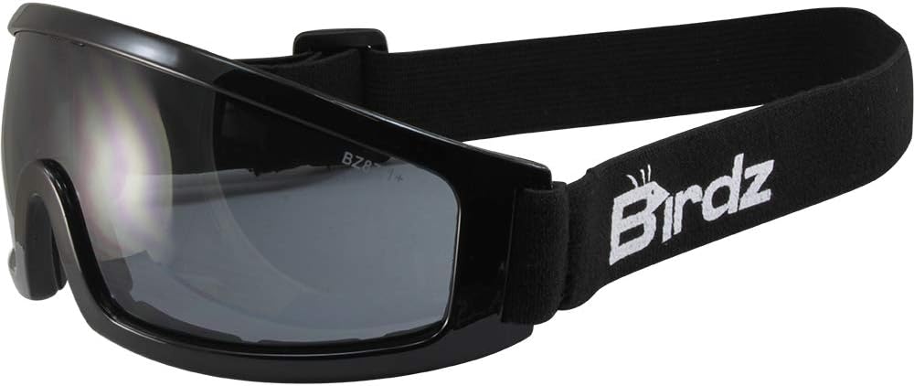 2 Pairs Safety Goggles Blue Mirror & Smoke Lenses J208