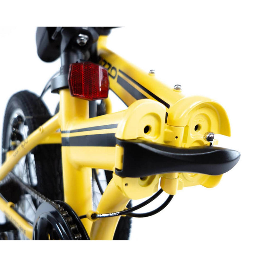 Yellow 7-Speed Aluminum Folding Bike Y79494
