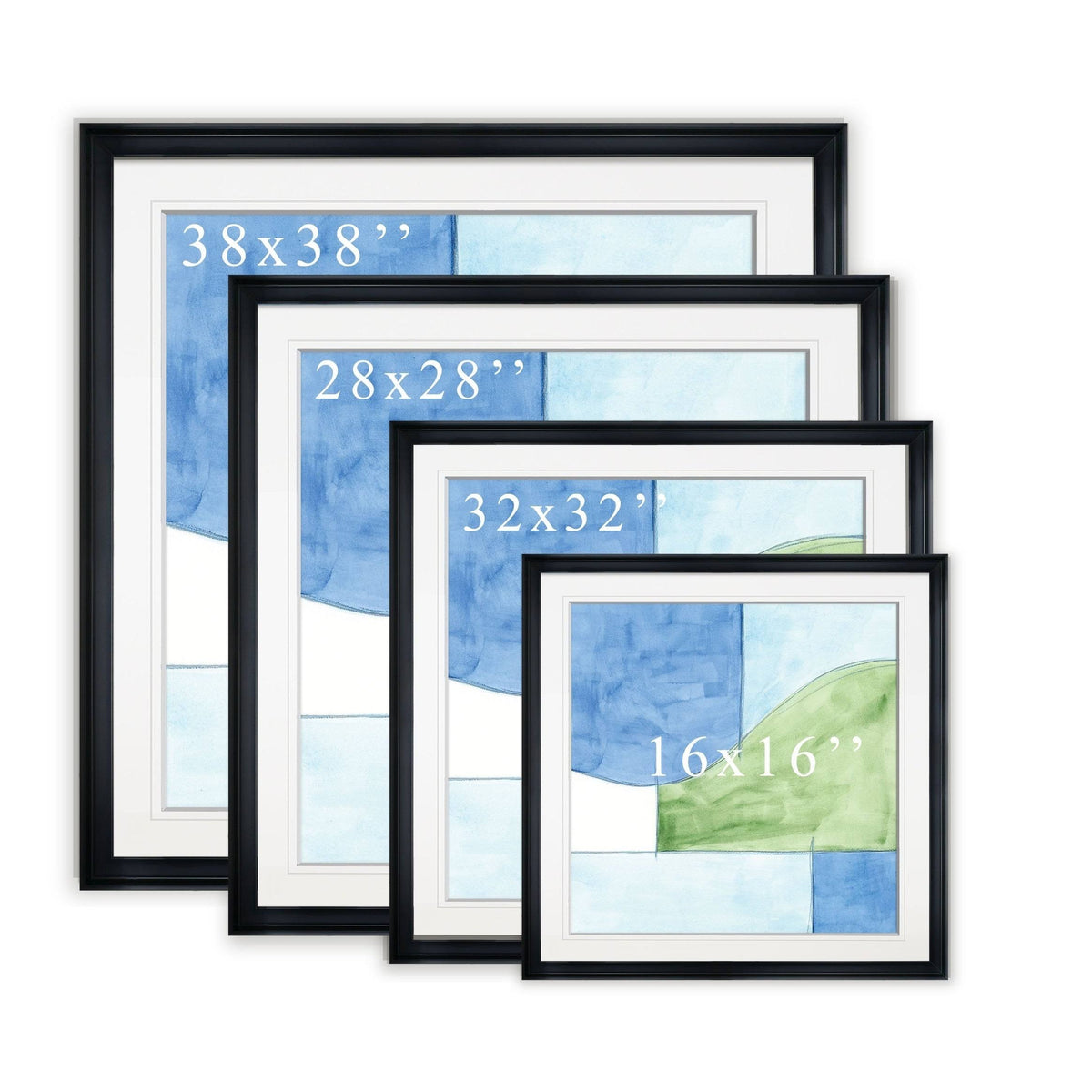Framed Giclee Print 38x38 N1279