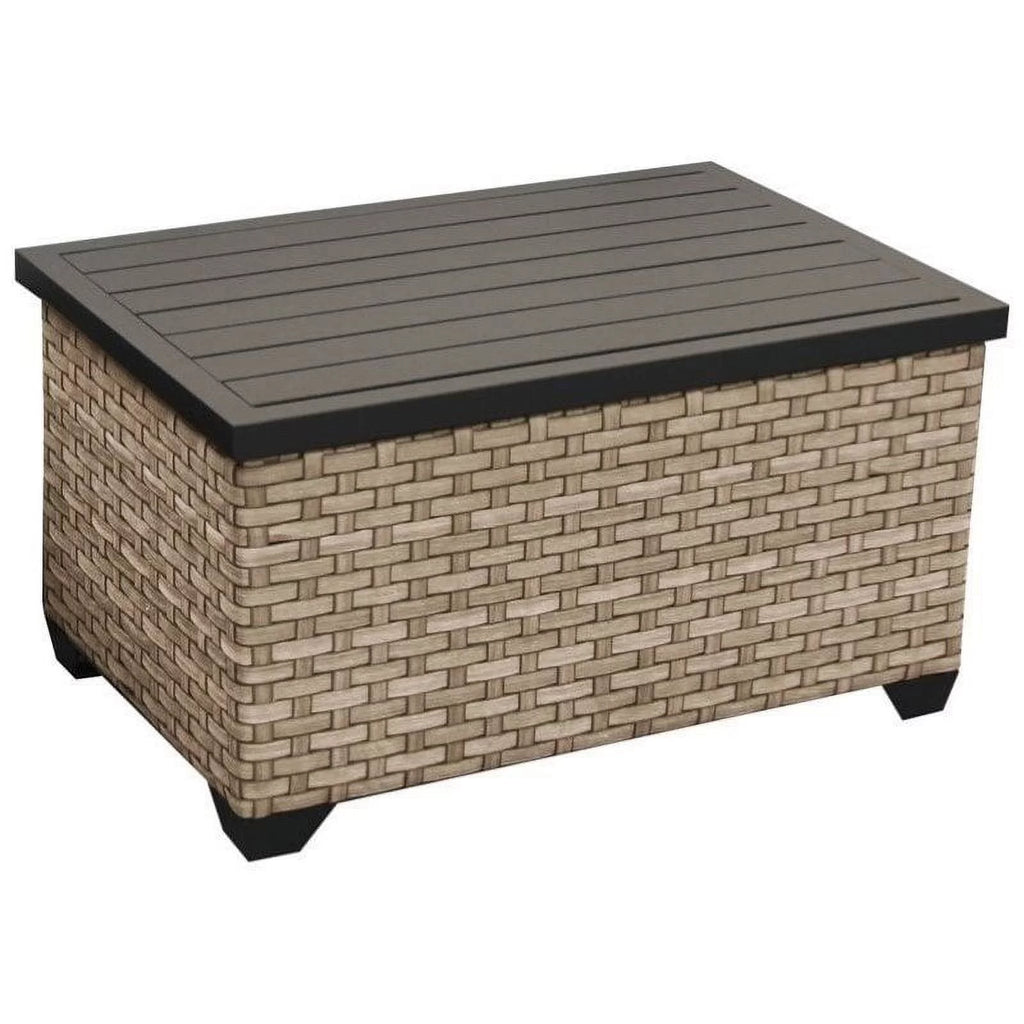 Outdoor Wicker Storage Coffee Table C356