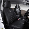 PU Leather Car Seat Covers for 2013-2018 RAV4, Black+Red J58575