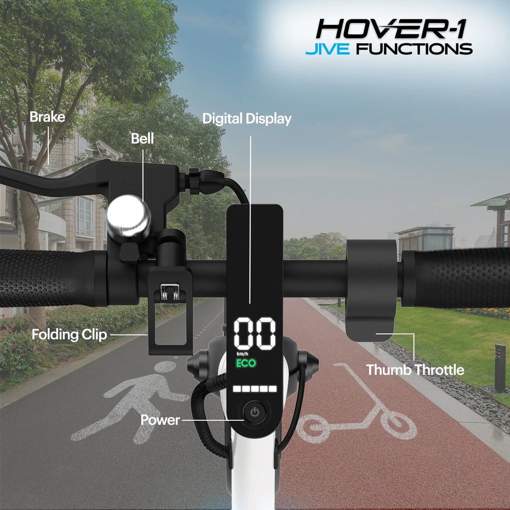 Self Balancing Folding Electric Scooter, 8.5 in Wheels, White K1009