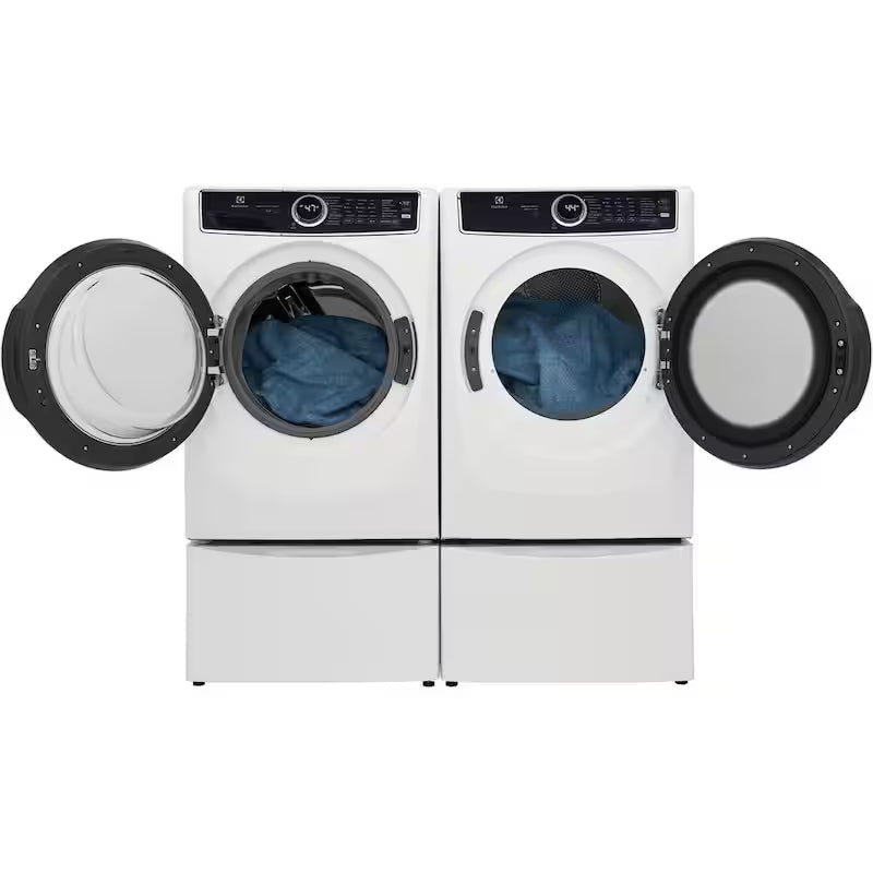 8 cu. ft. Vented Front Load Stackable Electric Dryer in White G17079