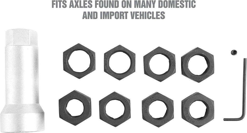 Axle Spindle Threading Set, Thread Chaser Set, Pack of 2 C8458