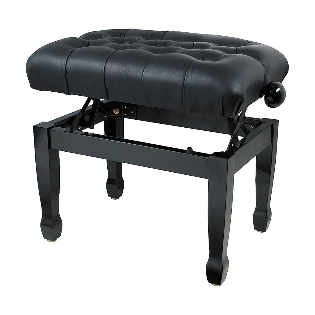 Leather Concert Piano Bench Black A100