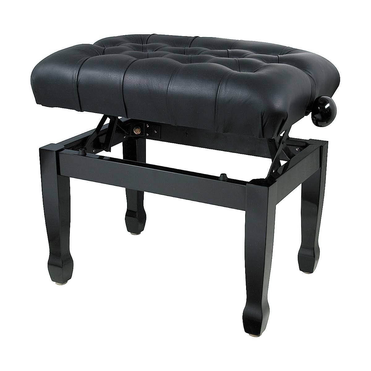 Leather Concert Piano Bench Black A100