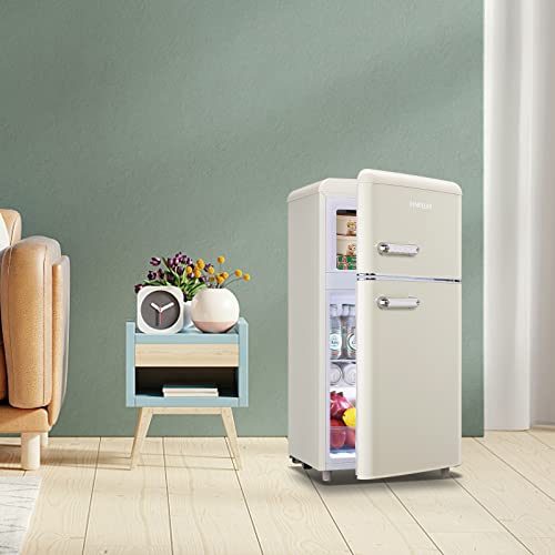 Retro Mini Fridge with two doors D62372