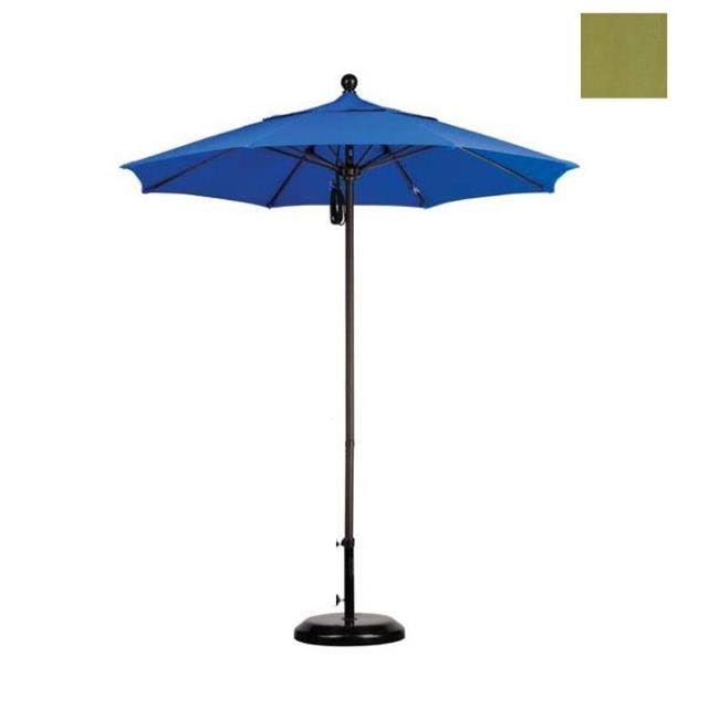 7.5 Ft Fiberglass Market Umbrella Push Open I59098