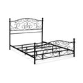 Black King Metal Bed-In-A-Box B7730